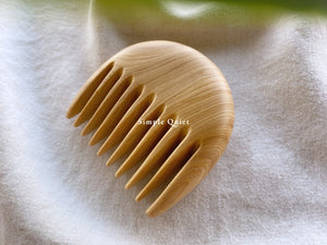 檜木小圓梳